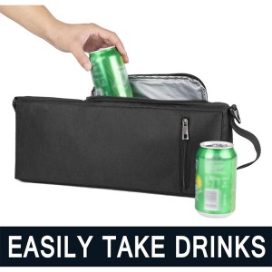 Golf Cooler Bag-Small Soft Cooler Holds a 6 Pack of Cans or Two Bottles of Wine