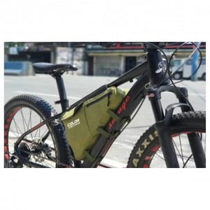 Customized Unisex Sport Bicycle Storage Bag Travel Triangle Saddle Frame Cycling Bike Bag