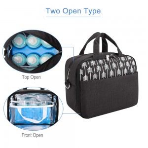 Customized Waterproof Portable Insulated Lunch Box Reusable Oxford Tote Lunch Bags for Women