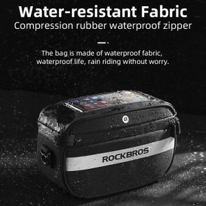 Front Frame Bag Waterproof MTB Road Triangle Pannier Dirt-Resistant Bike Accessories Bags