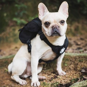Custom Dog Saddlebag Backpack Outdoor Durable Small Medium Pet Saddle Bag Pack With Litter Bag
