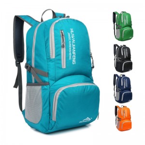 Wholesale Packable Antitheft Outdoor Camping Nylon Sport Backpack