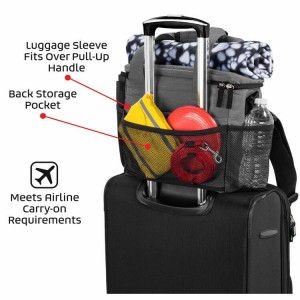 Hot Sale Expandable Folding Food Tote Backpack Pet Dog Travel Bag