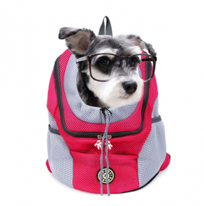 Customized Breathable Mesh Portable Nylon Travel Pet Backpack Dog Carrying Bag