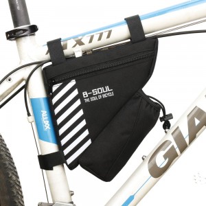 Factory Customized Unisex Sport Bicycle Storage Bag Travel Triangle Saddle Frame Cycling Bike Bag