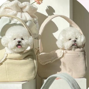 Custom  Pet  bag Portable Shoulder Sling Carrier canvas pet Bags