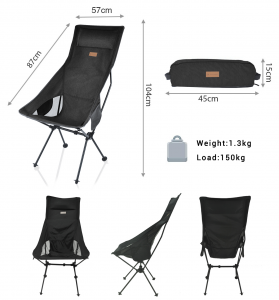 Outdoor Recliner Foldable Zero Gravity Adjustable Reclining Beach Chair