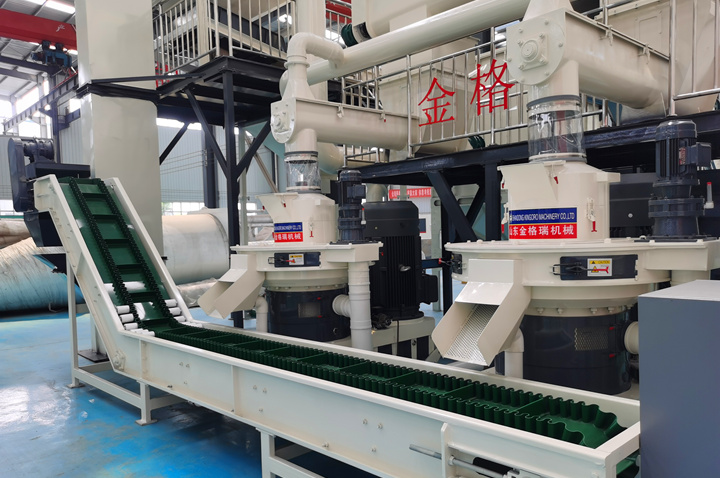 360° display of the wood pelletizing machine production line with an annual output of 10,000 tons