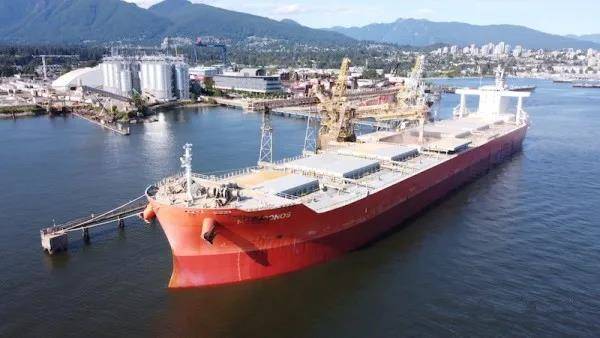 64,500 tons! Pinnacle broke the world record for wood pellet shipping