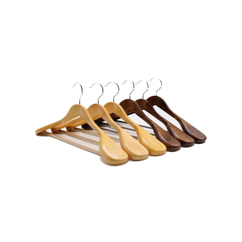 Broad shoulder wooden coat luxury clothes hanger Featured Image