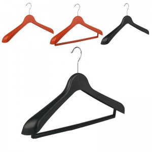 Manufacturer Wholesale Luxury Boutique Plastic Suits Coat Pants Hanger For Clothing