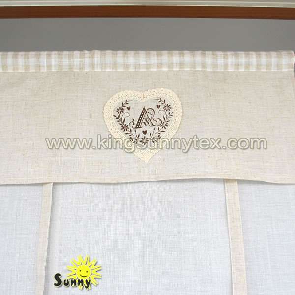 Royal Italian Curtains With Simple Printing Design For Living Room And Kitchen