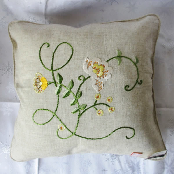Factory wholesale Rubberized Seat Cushion - Handmade Embroidery Cushion Cover – Kingsun