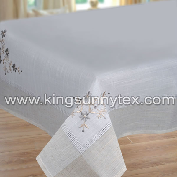 2019 Good Quality Die Cut Felt Table Runner - DES.6 Flower Embroidery Traditional Home Decoration For Table – Kingsun