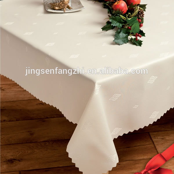 OEM/ODM China Cheap-Wedding-Lace-And-Burlap-Table - Dotty Tablecloth In Ecru Color – Kingsun