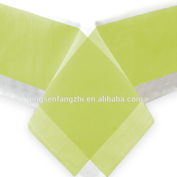 100% Polyester Plain Dyed Tablecloth