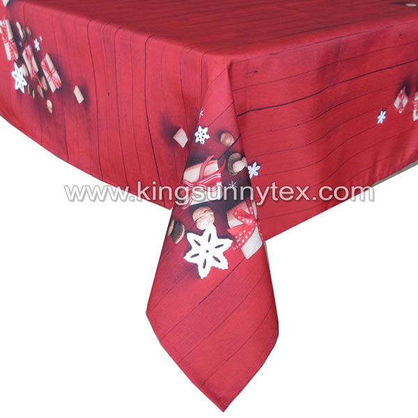 Des.2 Christma Decorations For Table Cloth