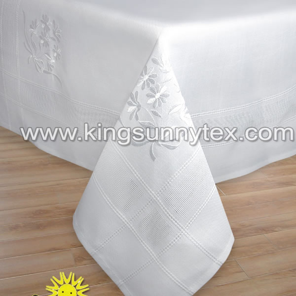 Wholesale Table Place Mat - Fitted Embroidery Pattern Table Cloth – Kingsun