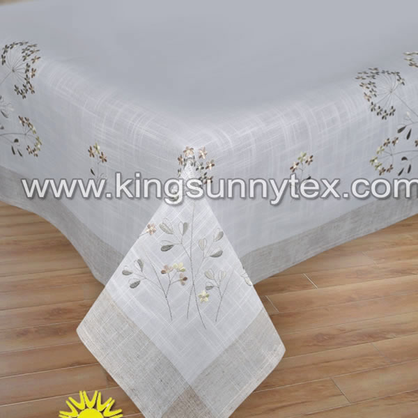 100% Polyester Woven Tablecloth For Party