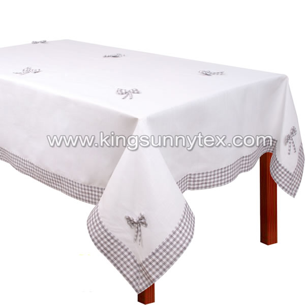 Factory Supply Silver Sequin Table Cloth - Beautiful Thick Banquet Tablecloths For Sale – Kingsun