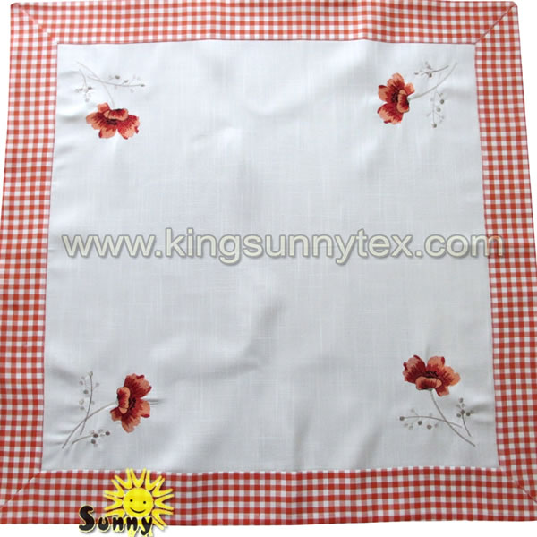 Quality Inspection for Kraft Paper Table Runner - Polyester Embroidery Design Patterns For Table Cloth For Picnic – Kingsun