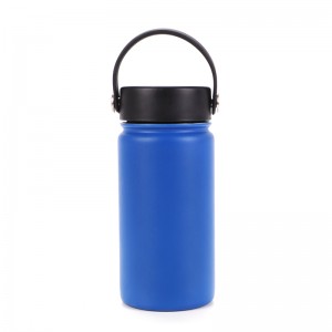 Large thermoware vacuum insulated flask with several capacity and lids