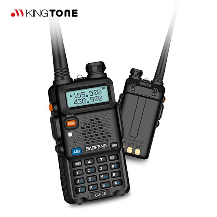 2020 High quality Handheld Ham Radio - Baofeng UV-5R Two Way Radio Dual Band Ham 136-174/400-470MHz Walkie Talkie – Kingtone