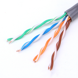 How many ohms is the resistance value of Category 5E (cat 5e) cable?