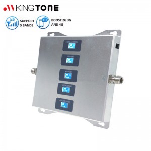 2024 Hot Sale 70db 5 Band Amplifier B20 800 900 1800 2100 2600mhz Mobile Signal Booster Amplifier 3G 4G 5G