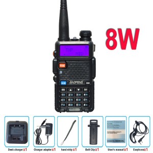 Wholesale Baofeng UV-5R Dual Band Radio Vhf Uhf Two Way Radio 8 Watt Long Range Walkie Talkie Baofeng UV-5R