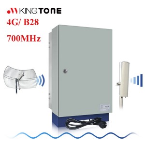 Long Range Single Band28 700Mhz 4G Mobile Phone Signal Network Booster Repeater Coverage Rural Area