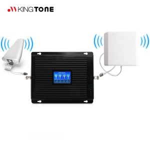 Kingtone High Performance Mobile Signal 900/1800/2100/2600 Quad Band Repeater Gsm 3G 4G Data Network Booster
