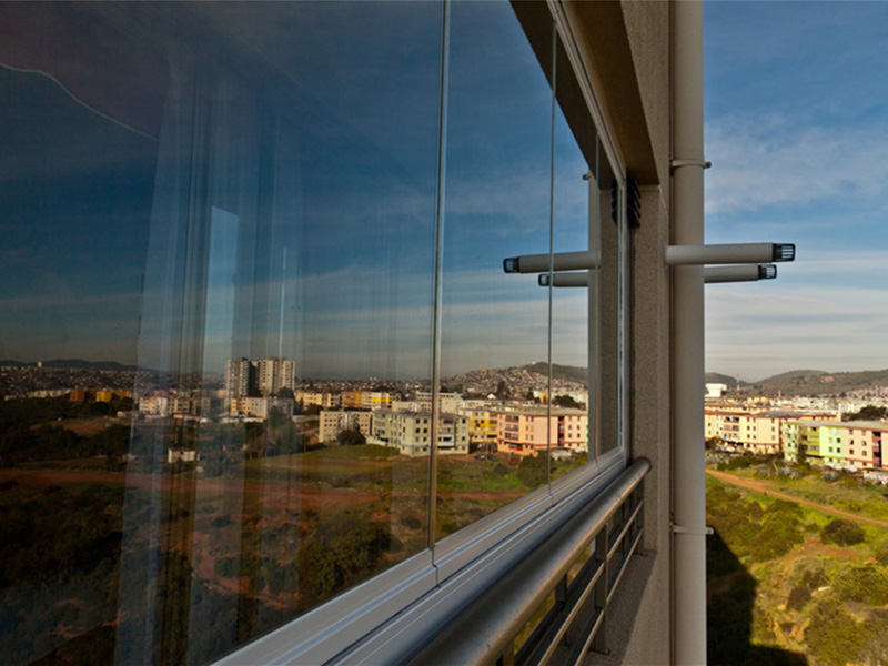 Factory supplied E Glass Windows - Balcony Glazing System Kinzon06 – Kinzon