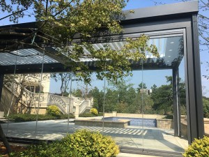 Terrace Glazing retractable folding door-Kinzon30