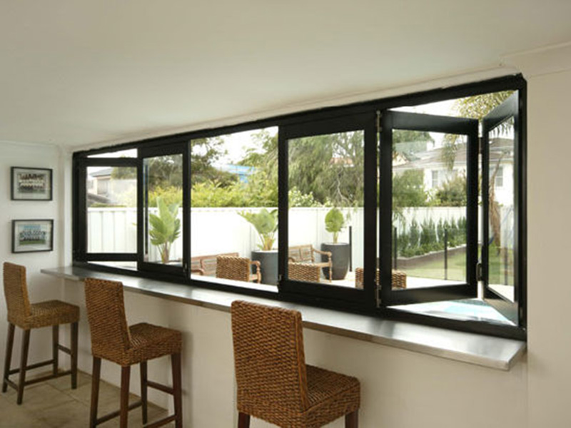 Top Suppliers Aluminium Sliding Window Fittings - Folding Glass Window Ares50F – Kinzon