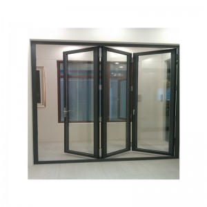 Bi Fold Doors Folding Patio Door Side Folding Security Door-JR70T