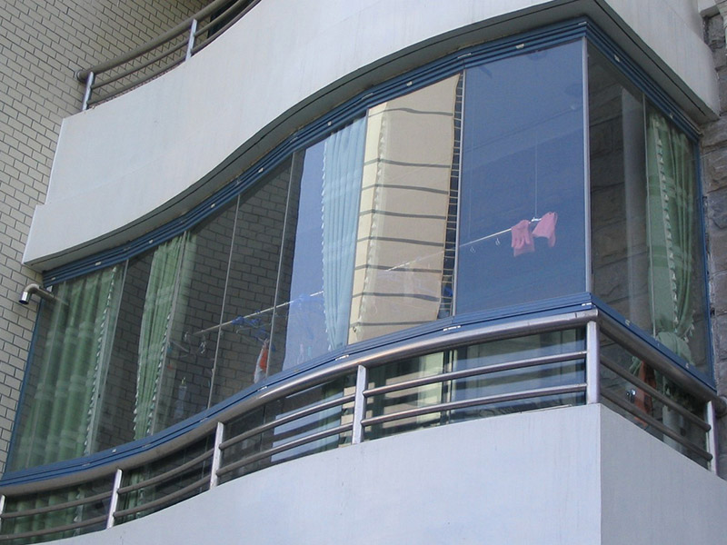 Factory Free sample Folding Glass Wall Doors - Balcony Glazing System Kinzon08 – Kinzon