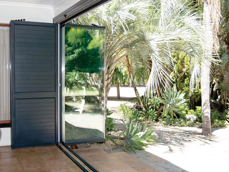 100% Original Folding Shutters For Sliding Glass Doors - Glass louver windows and doors for bathroom-Kinzon60 – Kinzon