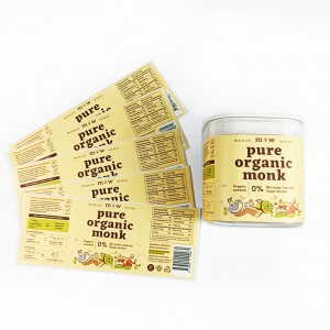 Factory Wholesale Price Food labels