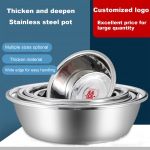 Commercial food grade Stainless Steel Basin HC-306