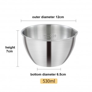 natural color Stainless Steel Basin HC-B0005A