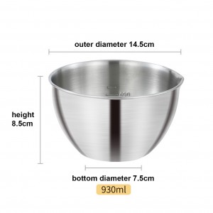 natural color Stainless Steel Basin HC-B0005A