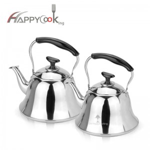 Stainless steel nice thermo coffee brew pour over camping kettle HC-01411-B