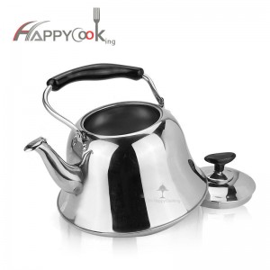 Stainless steel nice thermo coffee brew pour over camping kettle HC-01411-B