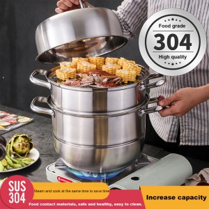Pastry making Thermal-efficient food steamer HC-FT-02005-304-B