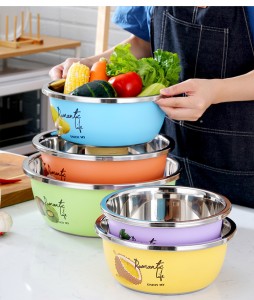 Colorful cute looking Stainless Steel Basin HC-FT-B0008A