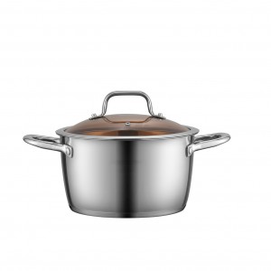 Heat-efficient stainless steel steamer pot HC-G-0022A