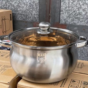 Rust-resistant side handle steamer pot HC-G-0023A