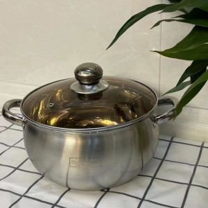 Rust-resistant side handle steamer pot HC-G-0023A