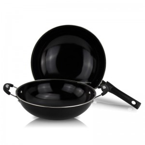 Hot selling fry pan without oil with round bottom HC-02123